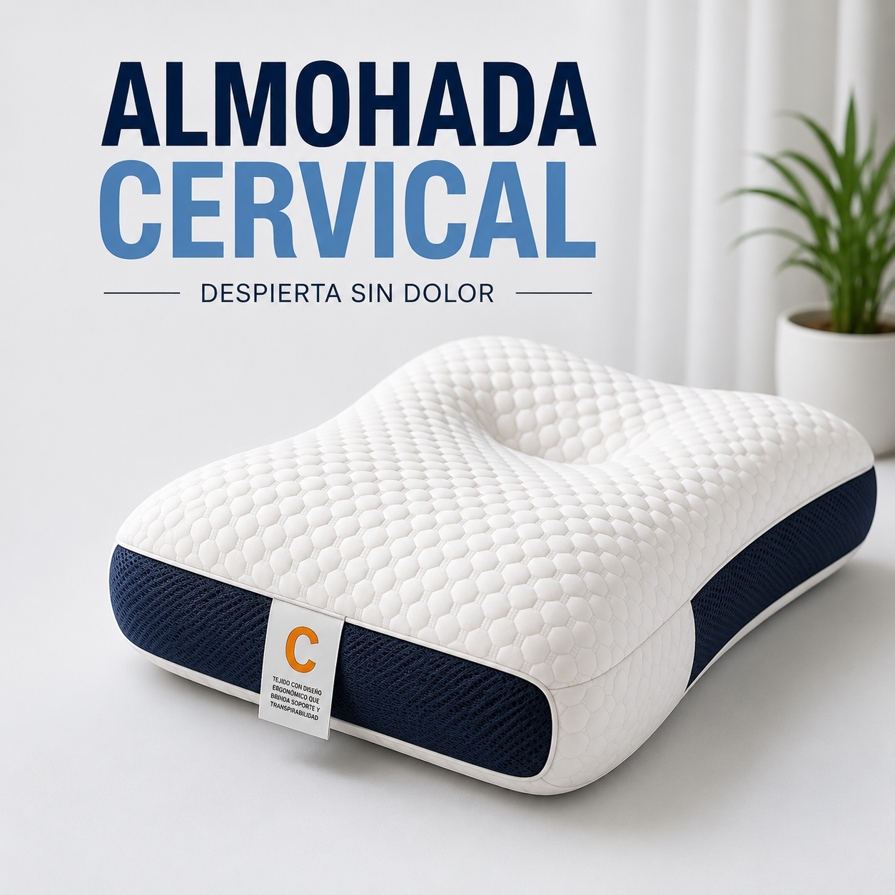 PAGA 1 y LLEVASE 4 - Almohada CerviLux™ - Redescubre el placer de despertar sin dolores